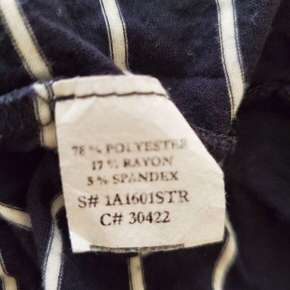 Green Envelope Blue/White Stripe 3/4 Sleeve T SzXL - Picture 12 of 12